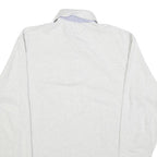 TOMMY HILFIGER Mens White Long Sleeve Plain M Cotton Blend Polo Shirt
