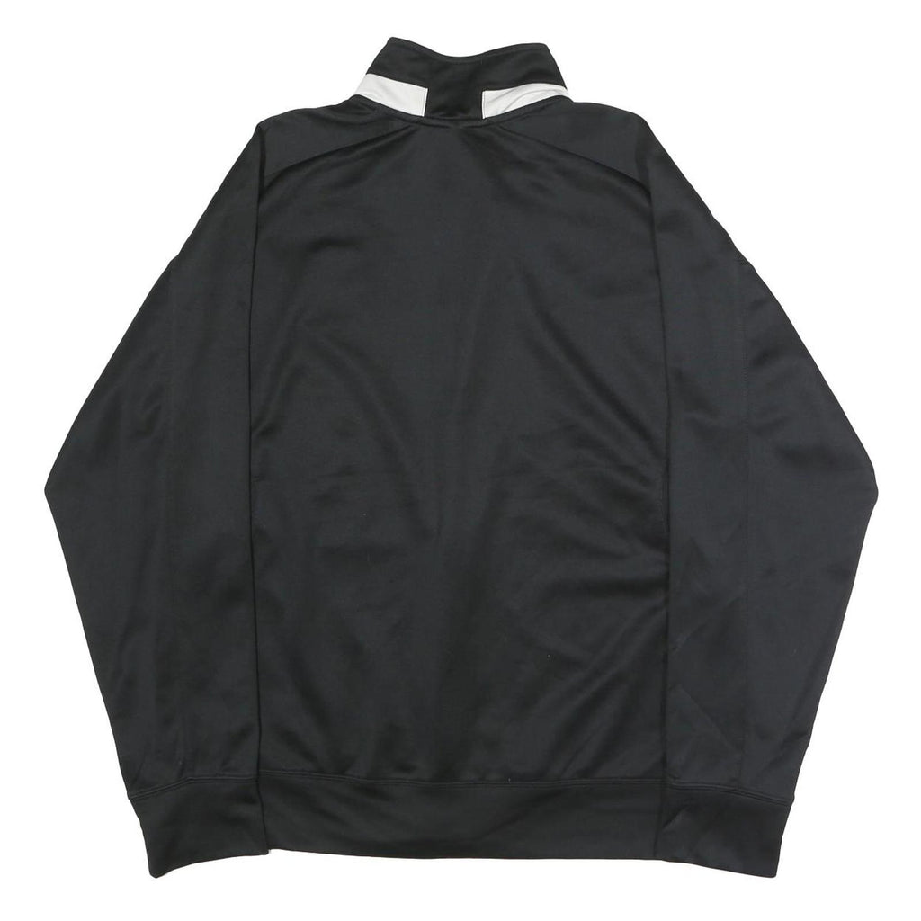 NIKE Mens Black Butler Athletics Zip Jacket L Polyester Blend Athletic