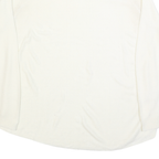 CALVIN KLEIN Womens White Plain Acrylic Jumper Crew Neck Basic Knit L Soft