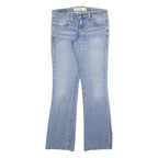 LEVI'S Womens 518 Bootcut Jeans Light Blue Denim Cotton Blend Regular W32 L32