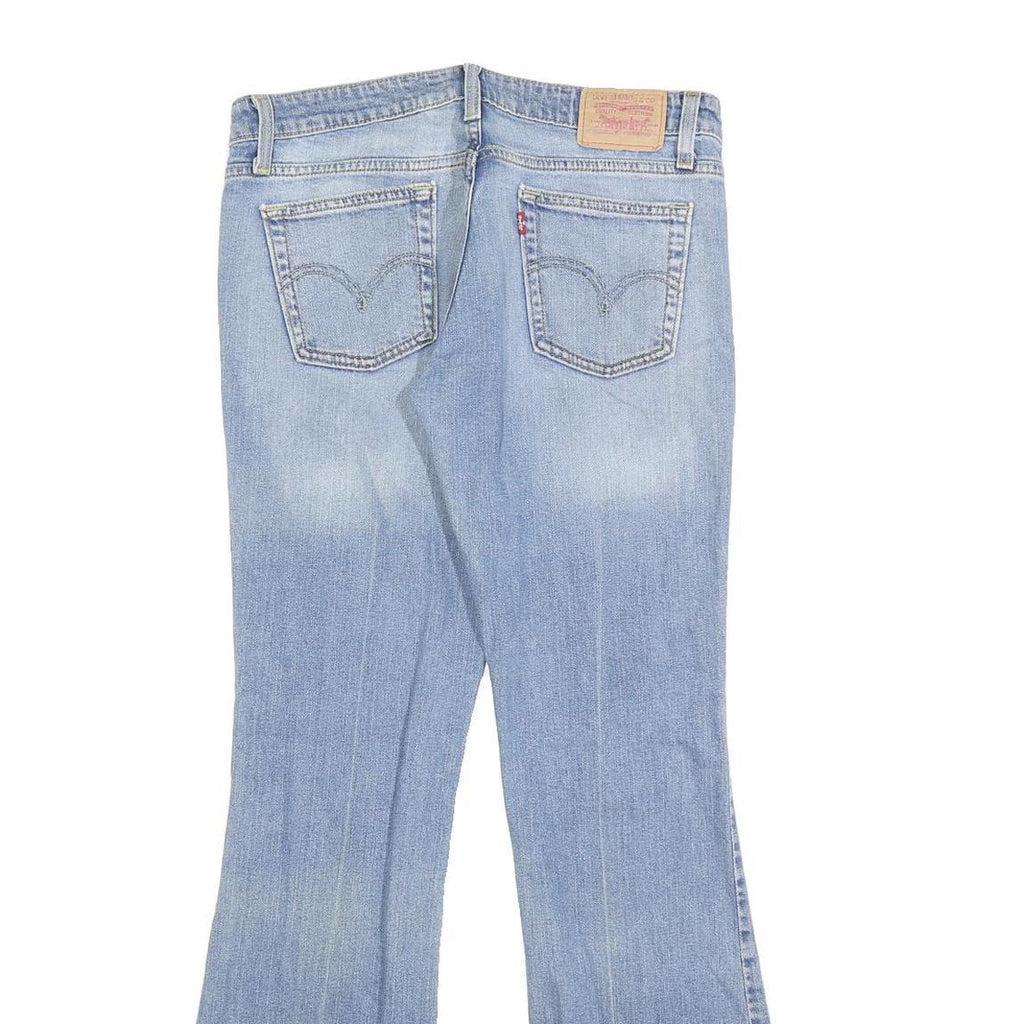 LEVI'S Womens 518 Bootcut Jeans Light Blue Denim Cotton Blend Regular W32 L32