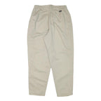 LEE Mens Cotton Blend Beige Relaxed Tapered Trousers W28 L27 Casual Comfort