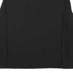 CALVIN KLEIN Mens Black 1/4 Zip L Cotton Blend Pullover Sweatshirt