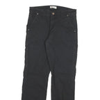 DICKIES Womens Slim Black Denim Slim Jeans W28 L30 Workwear Utility Style