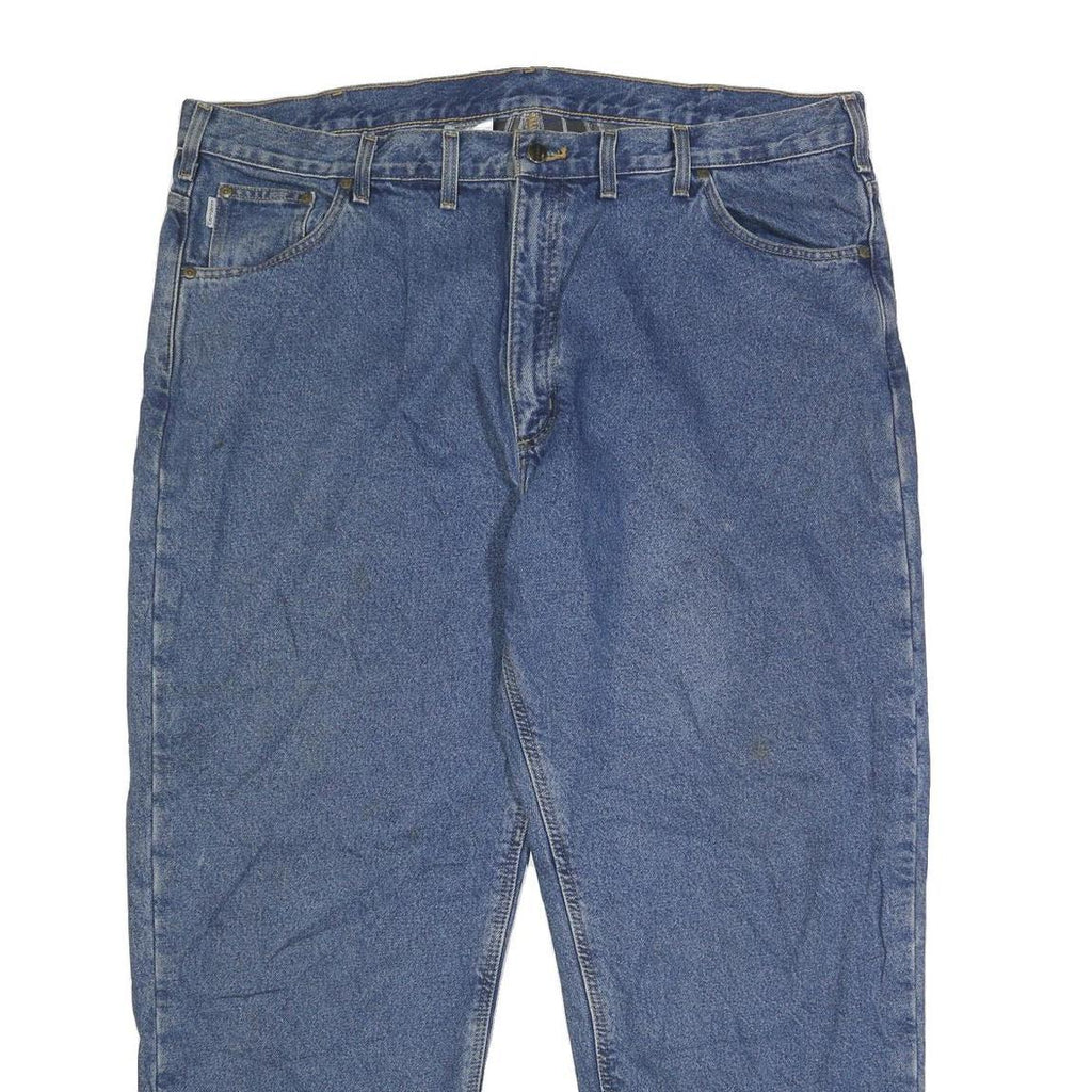 CARHARTT Mens Jeans Blue Relaxed Straight Denim Medium W44 L30 Classic Workwear