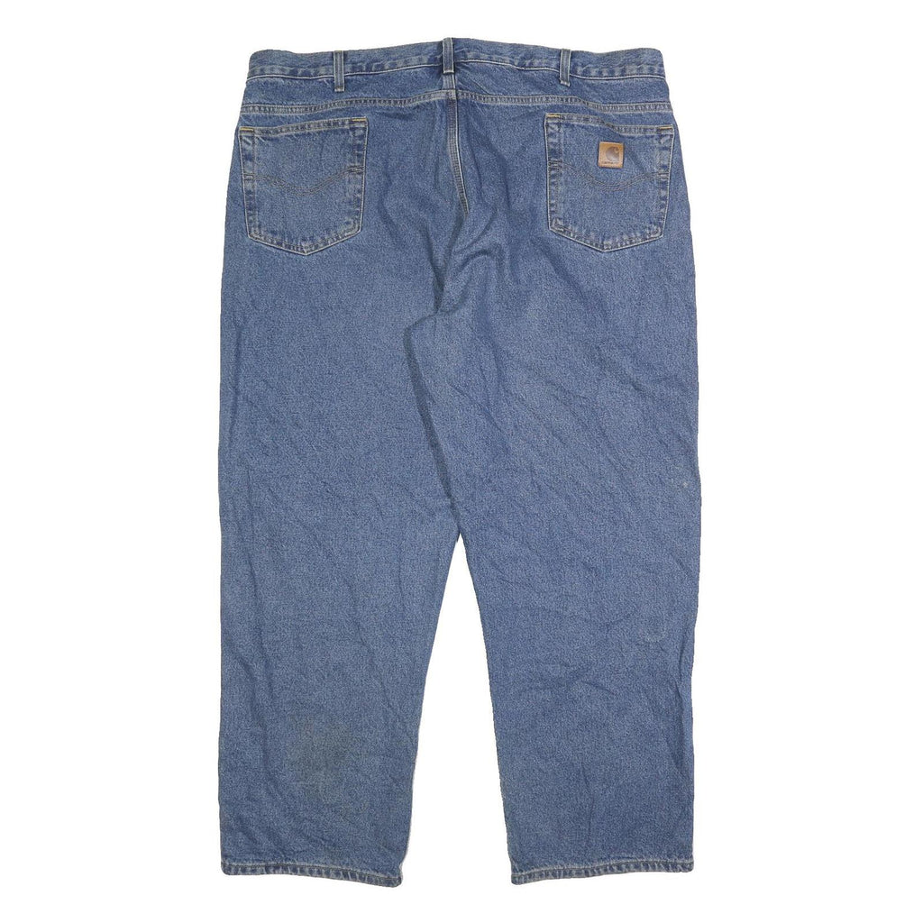 CARHARTT Mens Jeans Blue Relaxed Straight Denim Medium W44 L30 Classic Workwear