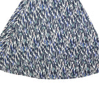 WHITE STUFF Womens Blue White & Pink Patterned Swing Midi Viscose Blend Skirt UK