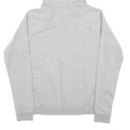 NIKE Mens Grey Hoodie S Cotton Pullover Drawstring Hood Casual Sportswear