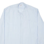 TIMBERLAND Slim Fit Mens Flannel Shirt Blue Long Sleeve 2XL