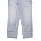 FSBN Mens Regular Fit Light Blue Denim Jeans W33 L30 Cotton Blend Zip Closure