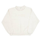 COTTON TO THE CORE Maryland Mens Jumper Cream Collared 90s Tight Knit S