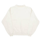 COTTON TO THE CORE Maryland Mens Jumper Cream Collared 90s Tight Knit S