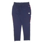 CHAMPION Womens Joggers Navy & White Cotton Slim Tapered M W28 L25