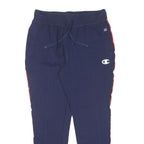 CHAMPION Womens Joggers Navy & White Cotton Slim Tapered M W28 L25