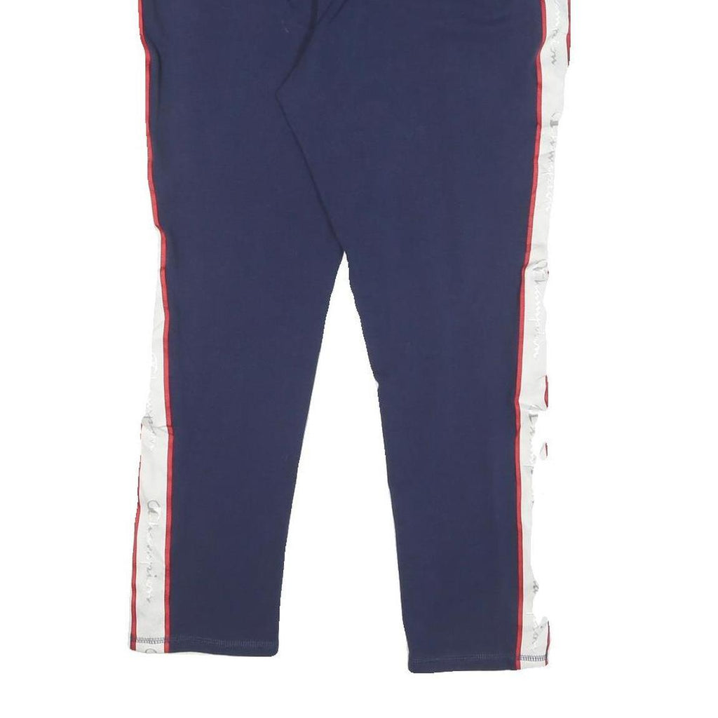 CHAMPION Womens Joggers Navy & White Cotton Slim Tapered M W28 L25