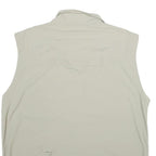 SALEWA Mens Beige Outdoor Vest L Polyamide Plain Lightweight Zip Pockets