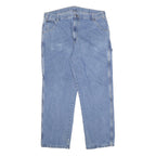 DICKIES Mens Jeans Blue Relaxed Straight Denim Medium W40 L32 Cotton Zip