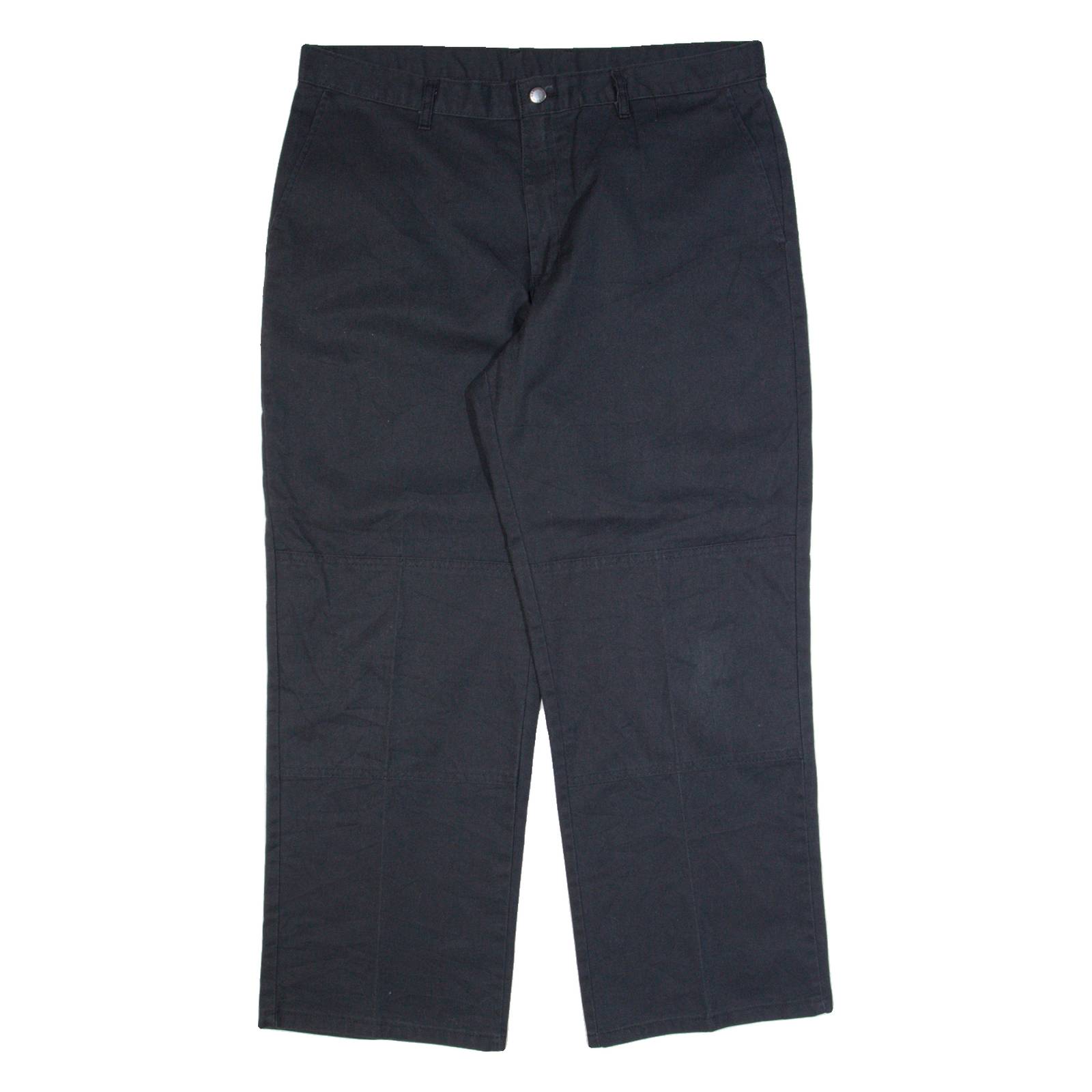 DICKIES Workwear Mens Trousers Black Regular Straight W38 L30