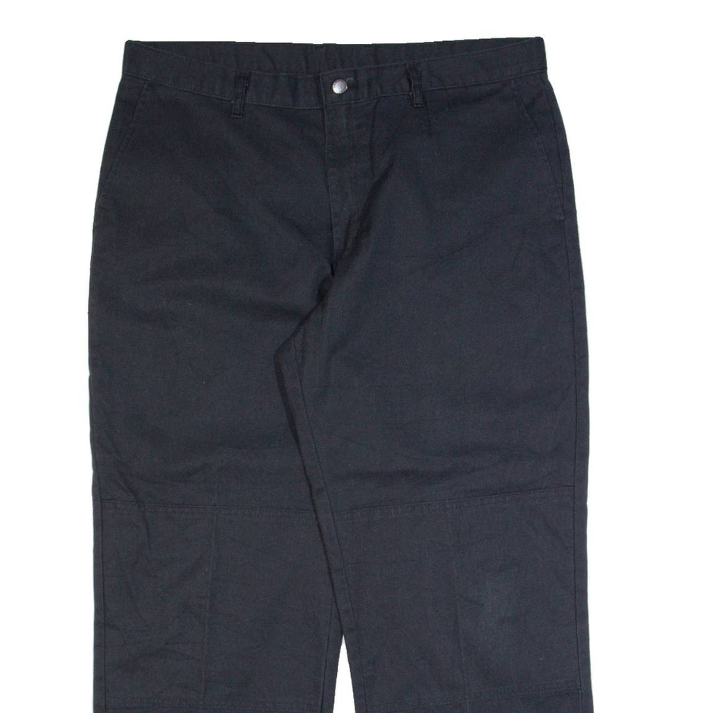 DICKIES Workwear Mens Trousers Black Regular Straight W38 L30