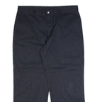 DICKIES Workwear Mens Trousers Black Regular Straight W38 L30