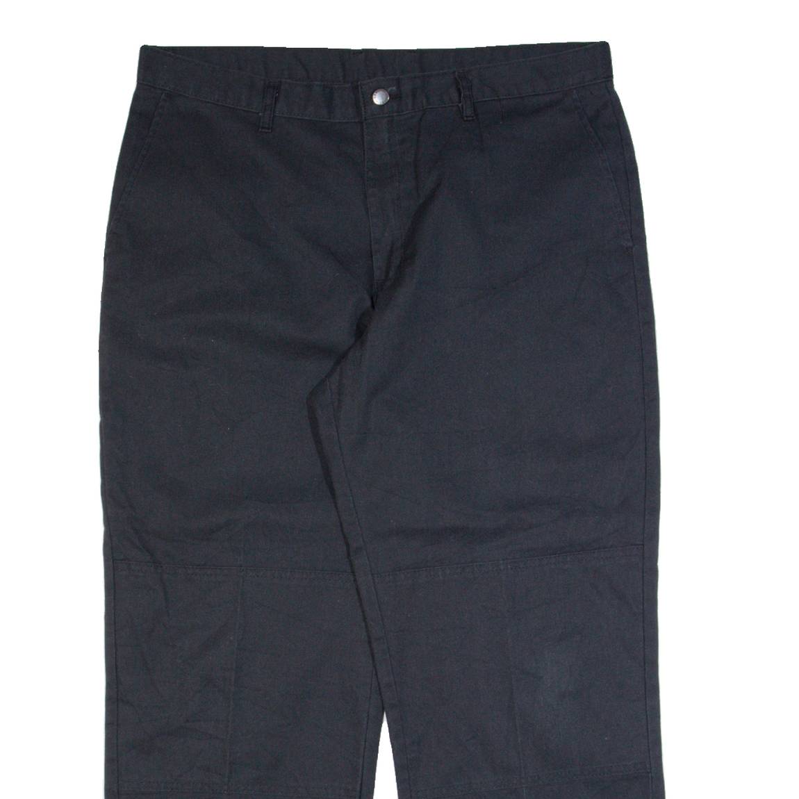 DICKIES Workwear Mens Trousers Black Regular Straight W38 L30