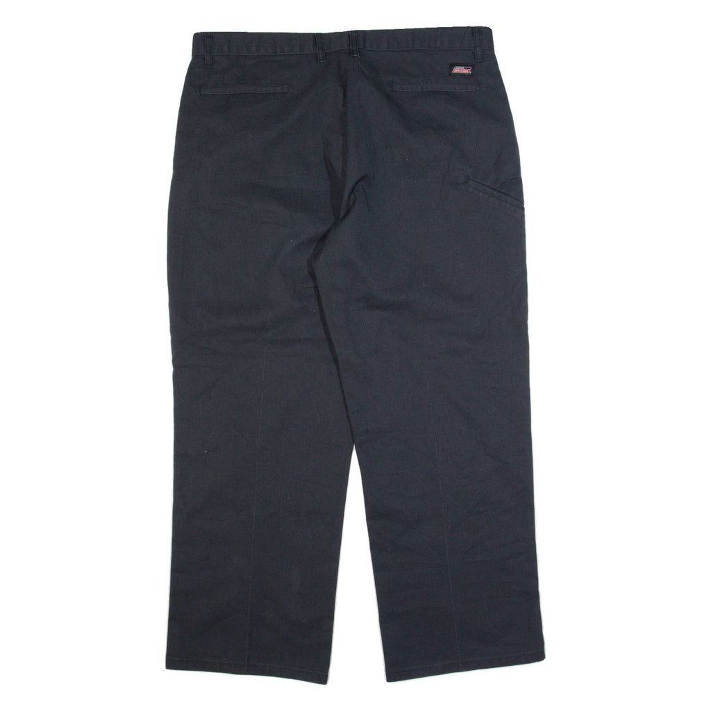 DICKIES Workwear Mens Trousers Black Regular Straight W38 L30