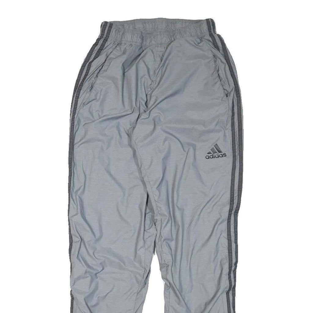 ADIDAS Mens Joggers Grey & Dark Grey Slim Tapered S W25 L31 Sports Casual