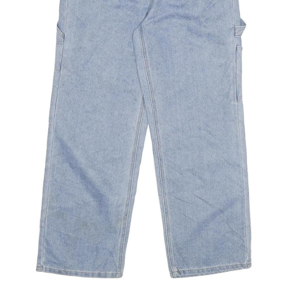 NET Womens Jeans Blue Regular Straight Denim Light W24 L28 Casual Wear