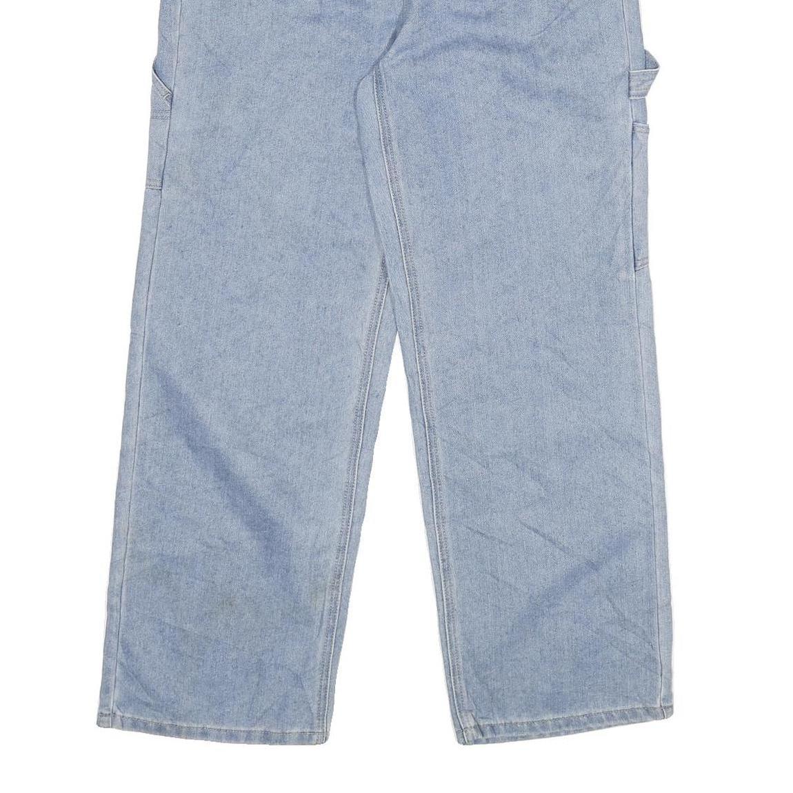 NET Womens Jeans Blue Regular Straight Denim Light W24 L28 Casual Wear