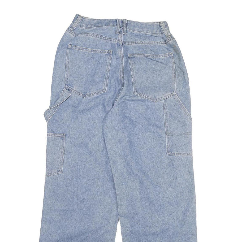 NET Womens Jeans Blue Regular Straight Denim Light W24 L28 Casual Wear