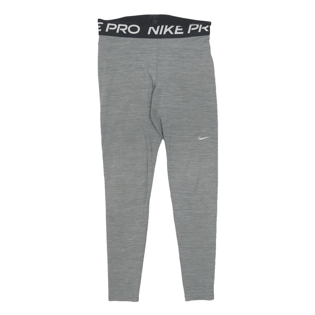 NIKE Womens Leggings Grey & Black & White Slim Tapered M W26 L26 Sportswear