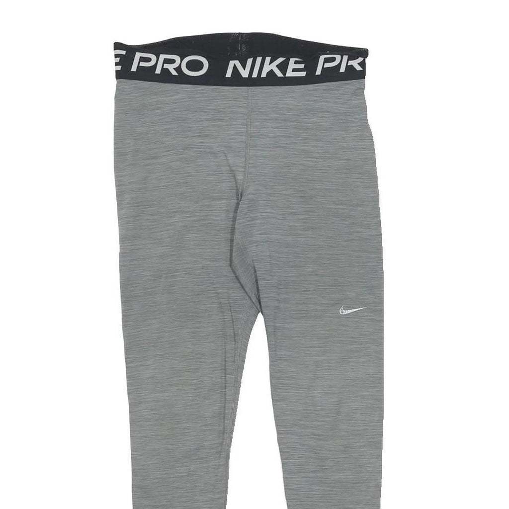 NIKE Womens Leggings Grey & Black & White Slim Tapered M W26 L26 Sportswear