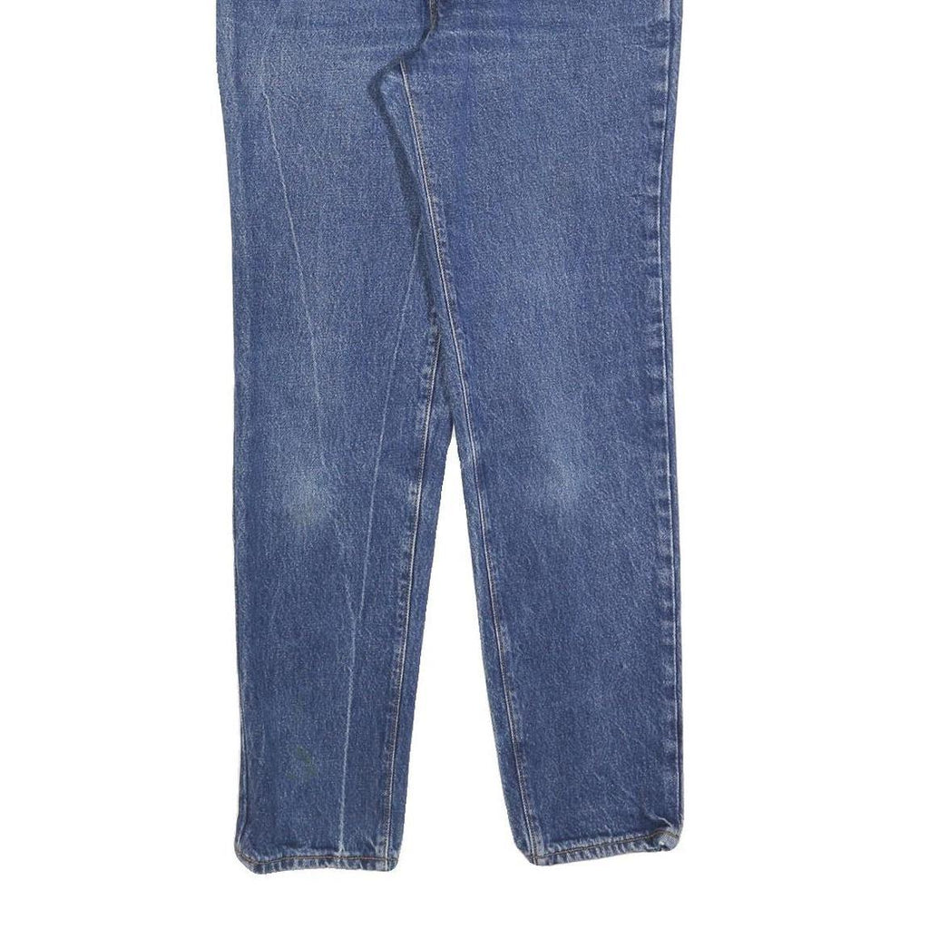 LEVI'S Womens Jeans Blue Slim Straight Denim Medium W25 L28 Classic Fit Button