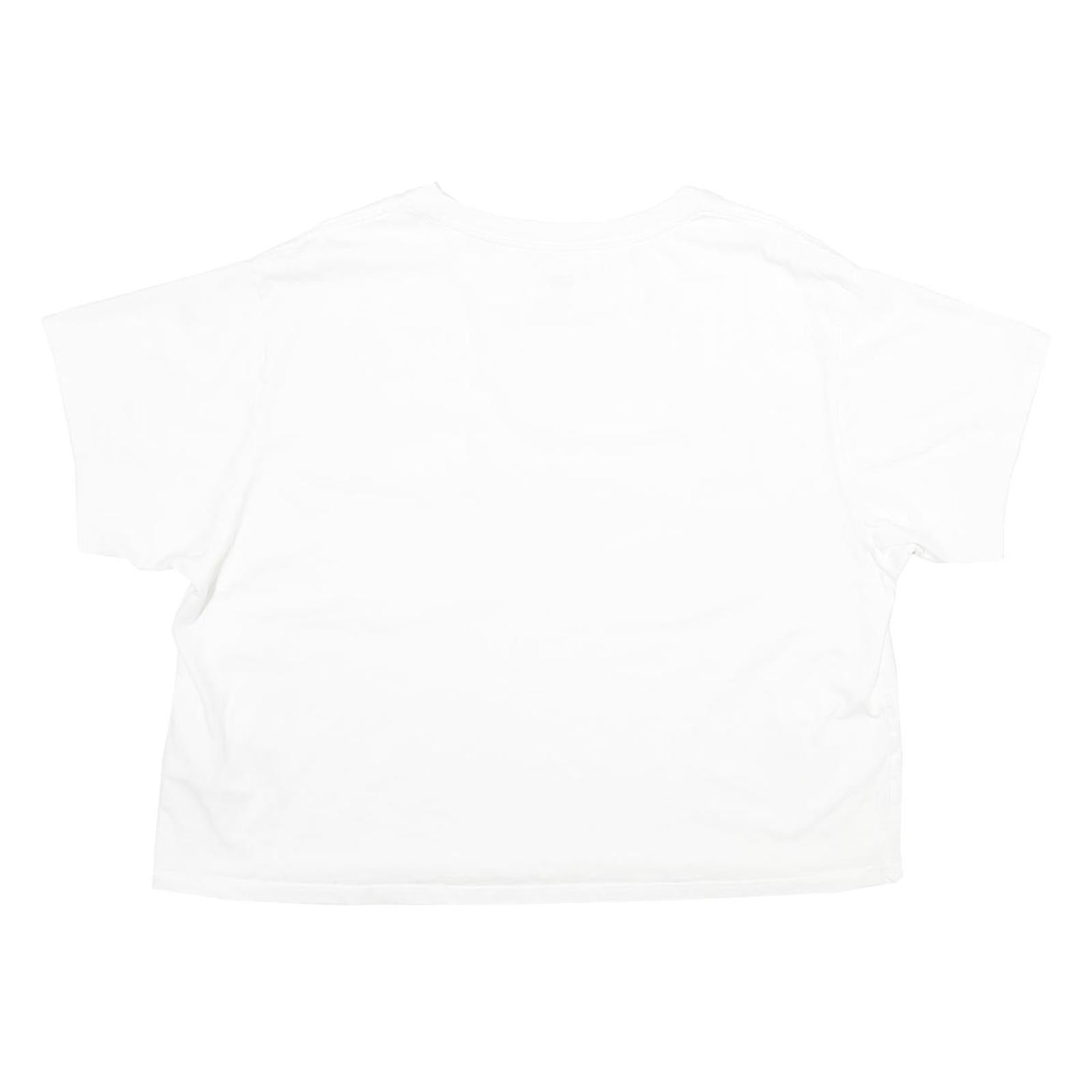 LEVI'S Womens White Cotton T-Shirt L Short Sleeve Crew Neck Pocket Plain