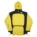 THE NORTH FACE Mens Yellow & Black Outdoor Jacket 2XL Polyester Waterproof