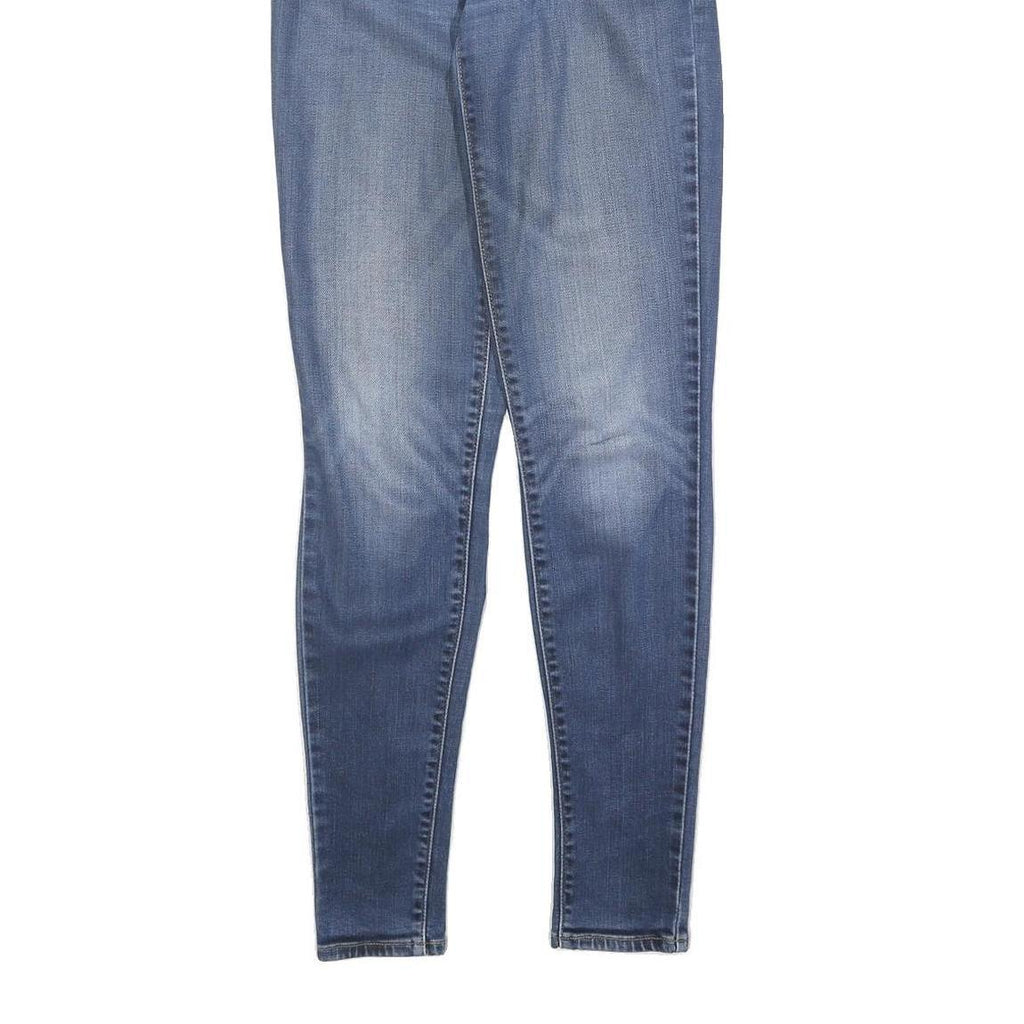 LEVI'S 721 Womens Slim Blue Denim Medium W23 L32 Slim Fit Zip Jeans