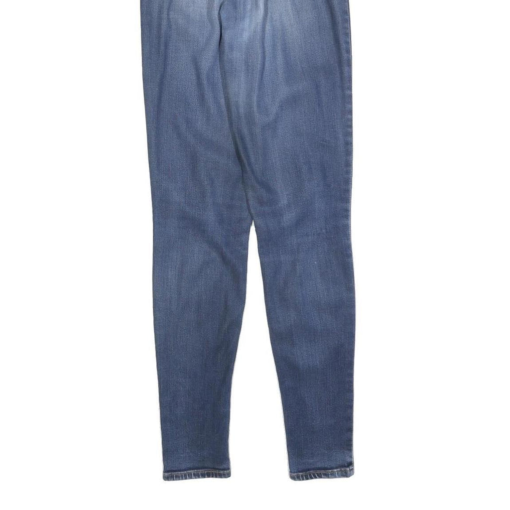 LEVI'S 721 Womens Slim Blue Denim Medium W23 L32 Slim Fit Zip Jeans