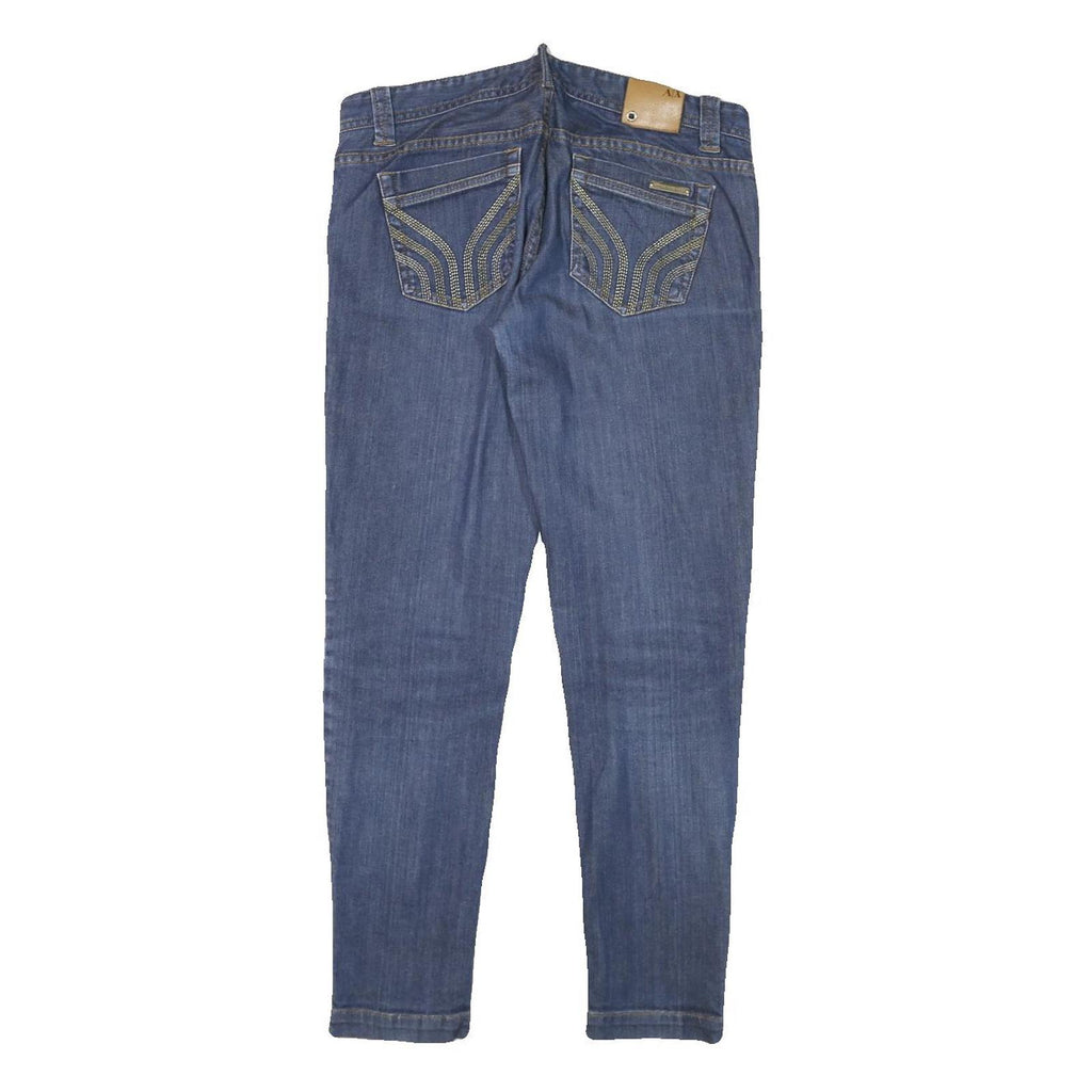 ARMANI EXCHANGE Womens Jeans Blue Slim Skinny Denim Medium W30 L27 Stylish