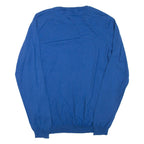 DIESEL Mens Jumper Blue Tight Knit M