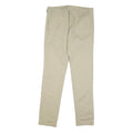DICKIES Womens Regular Beige Cotton Blend Trousers W34 L33 Casual Workwear Zip