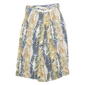 Womens Straight Skirt Beige Long Crazy Pattern UK 12