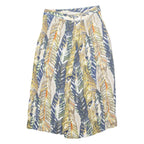 Womens Straight Skirt Beige Long Crazy Pattern UK 12