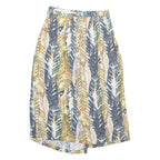 Womens Straight Skirt Beige Long Crazy Pattern UK 12