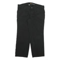 CARHARTT Womens Regular Black Cotton Blend Workwear Trousers W36 L29