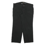 CARHARTT Womens Regular Black Cotton Blend Workwear Trousers W36 L29