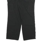 CARHARTT Womens Regular Black Cotton Blend Workwear Trousers W36 L29
