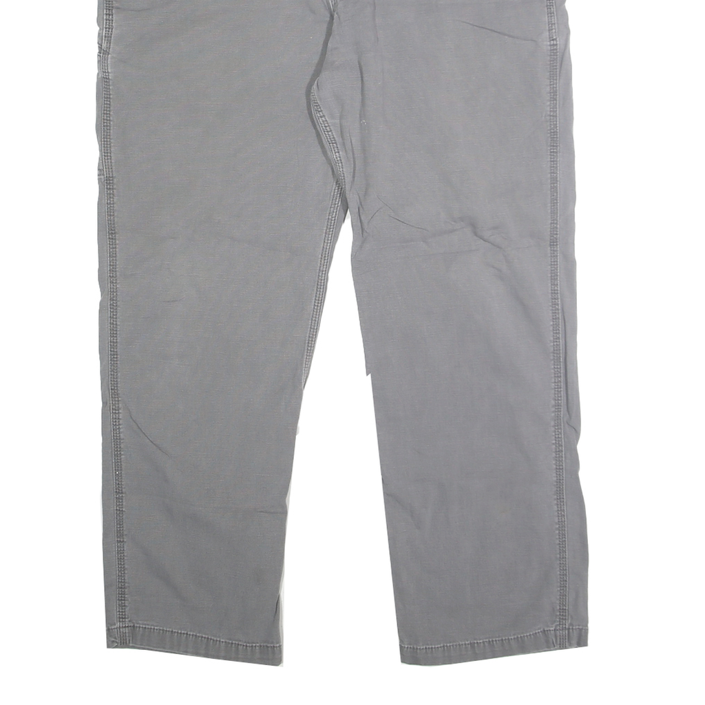 CARHARTT Mens Cotton Blend Grey Relaxed Fit Straight Leg Trousers W40 L30