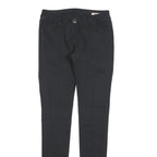 SILVIAN HEACH Womens Polyester Blend Black Slim Skinny Trousers W26 L30