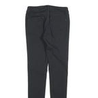 SILVIAN HEACH Womens Polyester Blend Black Slim Skinny Trousers W26 L30