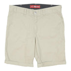 DICKIES Mens Shorts Beige Casual Plain L W36 Cotton Blend Summer Wear